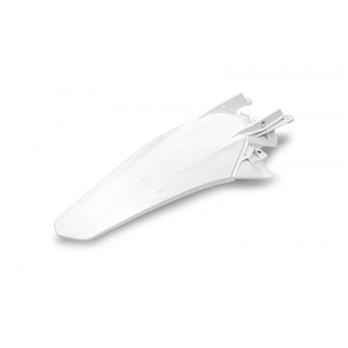 UFO GAS GAS REAR FENDER W/PINS EC/EC-F 21-22 (WHT)