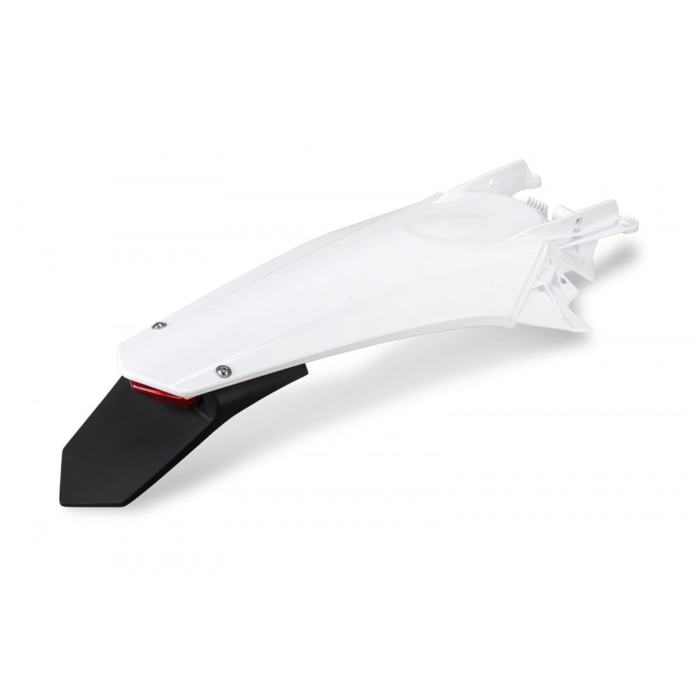 UFO GAS GAS REAR FENDER ENDURO W/LED EC/EC-F 21-22 (WHT)