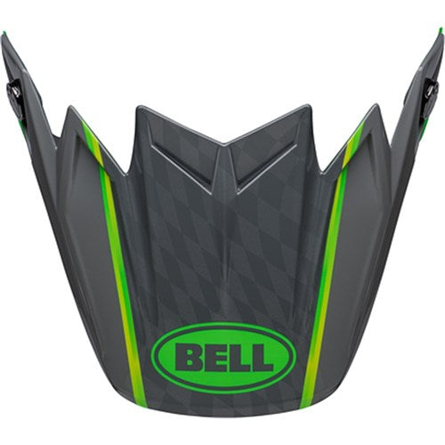 BELL S/P - MOTO-9S FLEX PEAK SPRITE GRY/GRN