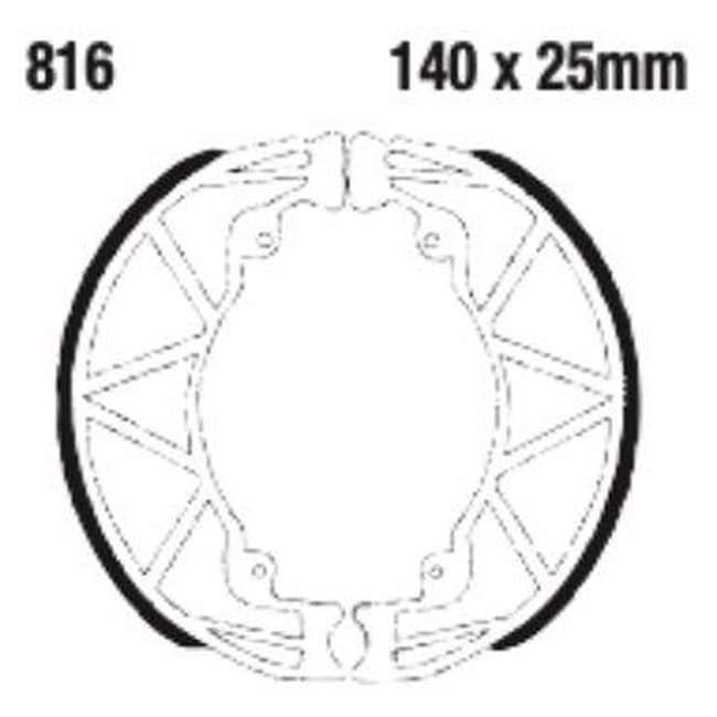 EBC Brakes Brake Shoe Set – High-Performance Replacement