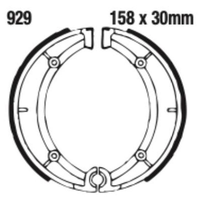 EBC Brakes Brake Shoe Set – High-Performance Replacement