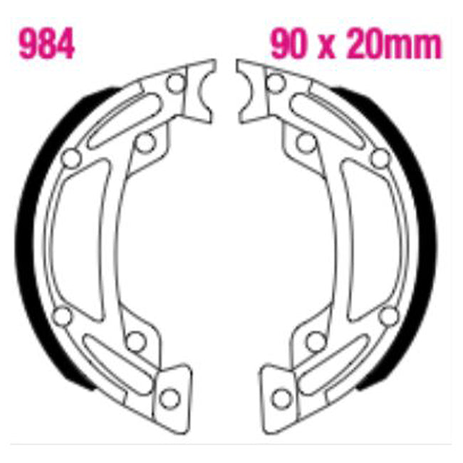 EBC Brakes Brake Shoe Set – High-Performance Replacement