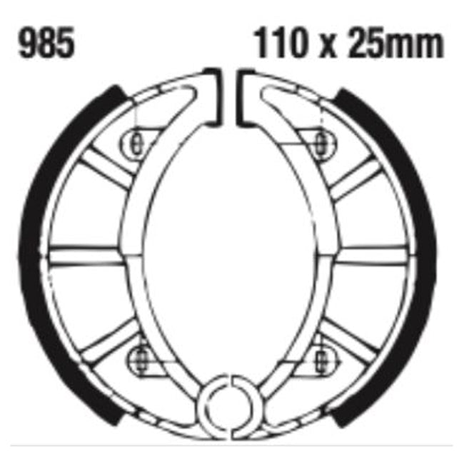 EBC Brakes Brake Shoe Set – High-Performance Replacement