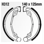 EBC Brakes Grooved Brake Shoe Set – G Series Fitments
