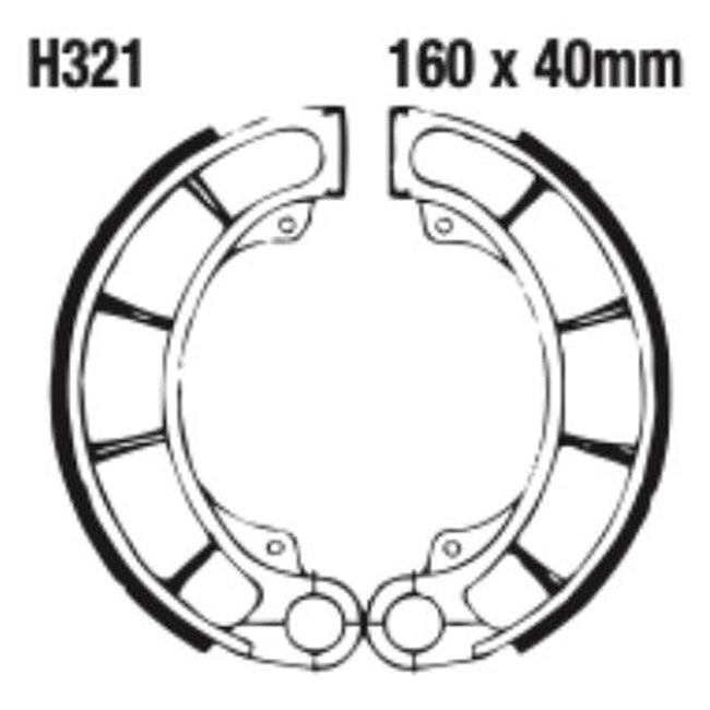 EBC Brakes Brake Shoe Set – High-Performance Replacement
