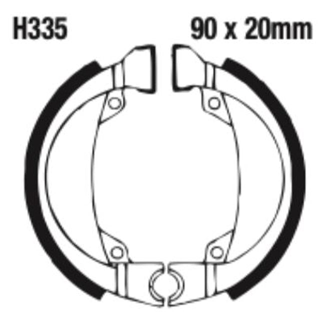 EBC Brakes Brake Shoe Set – High-Performance Replacement