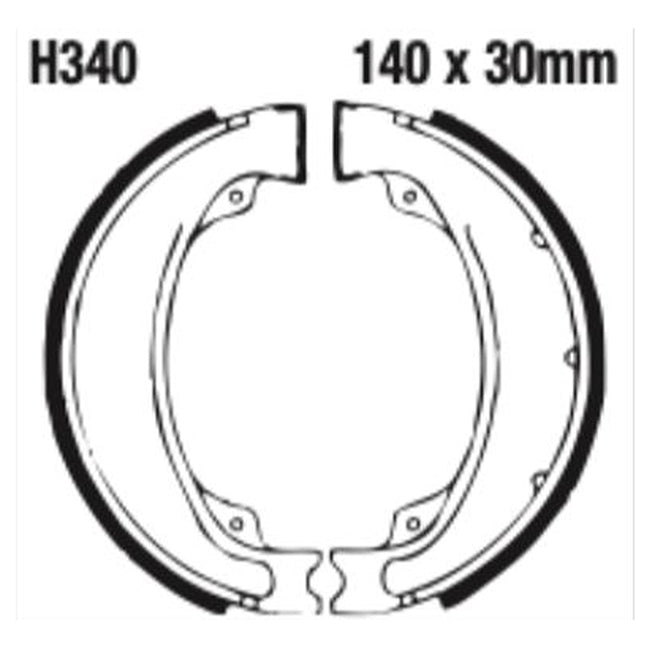 EBC Brakes Grooved Brake Shoe Set – G Series Fitments