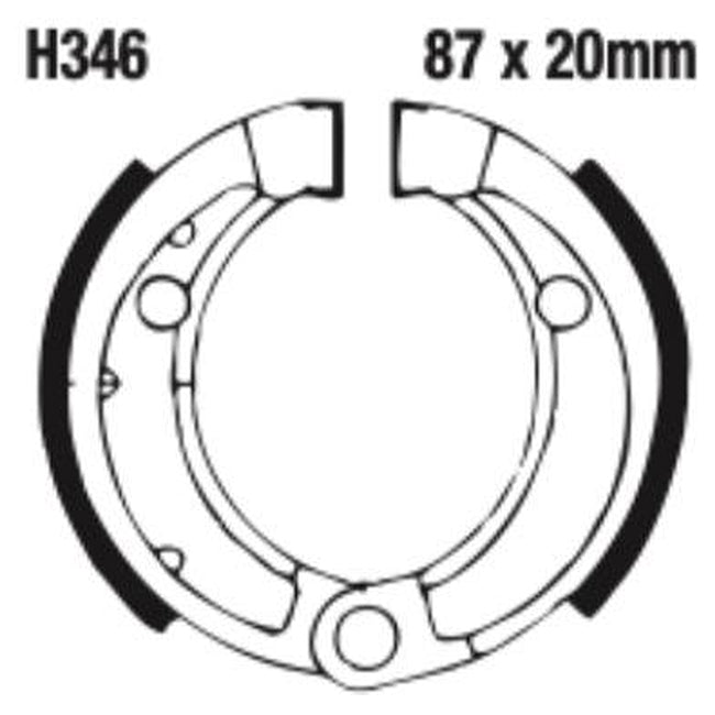 EBC Brakes Brake Shoe Set – High-Performance Replacement