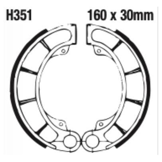 EBC Brakes Brake Shoe Set – High-Performance Replacement