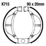 EBC Brakes Grooved Brake Shoe Set – G Series Fitments
