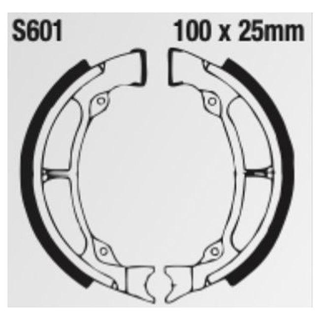 EBC Brakes Motorcycle Brake Shoe Set – Durable & High-Performance