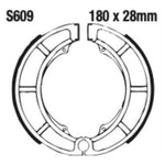 EBC Brakes Motorcycle Brake Shoe Set – Durable & High-Performance
