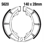 EBC Brakes Grooved Brake Shoe Set – S & Y Series Fitments