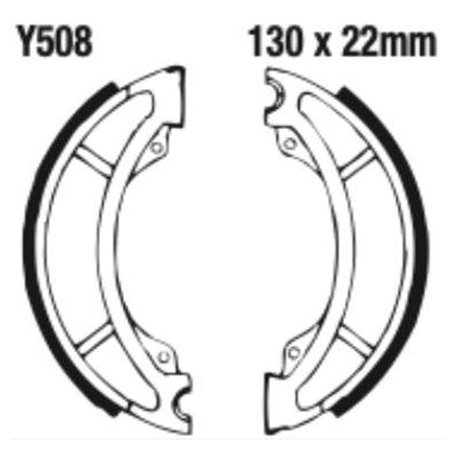 EBC Brakes Grooved Brake Shoe Set – S & Y Series Fitments