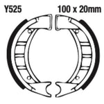 EBC Brakes Motorcycle Brake Shoe Set – Durable & High-Performance
