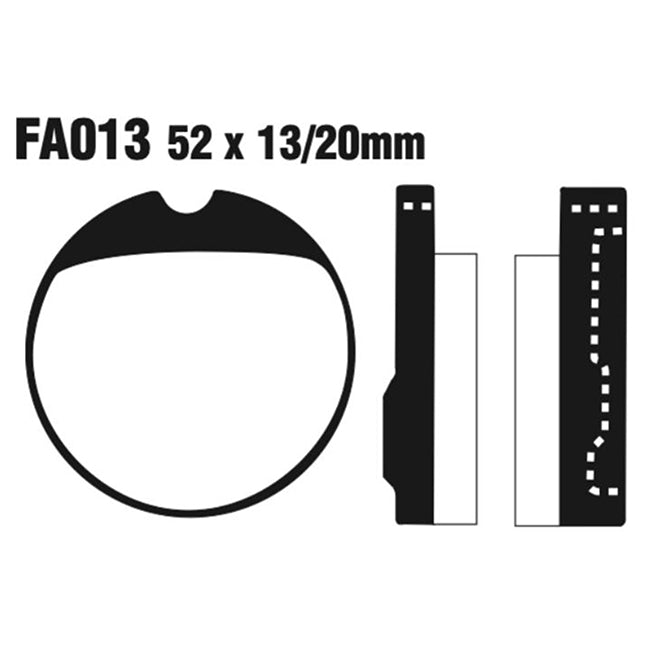 EBC Brakes Disc Pad Set – FA Series, FA Vee & FA R High-Performance Brake Pads