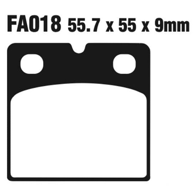 EBC Brakes Disc Pad Set - Double-H Sintered - Complete FA Series