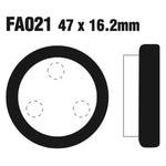 EBC Brakes Disc Pad Set – FA Series, FA Vee & FA R High-Performance Brake Pads