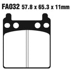 EBC Brakes Disc Pad Set – FA Series, FA Vee & FA R High-Performance Brake Pads