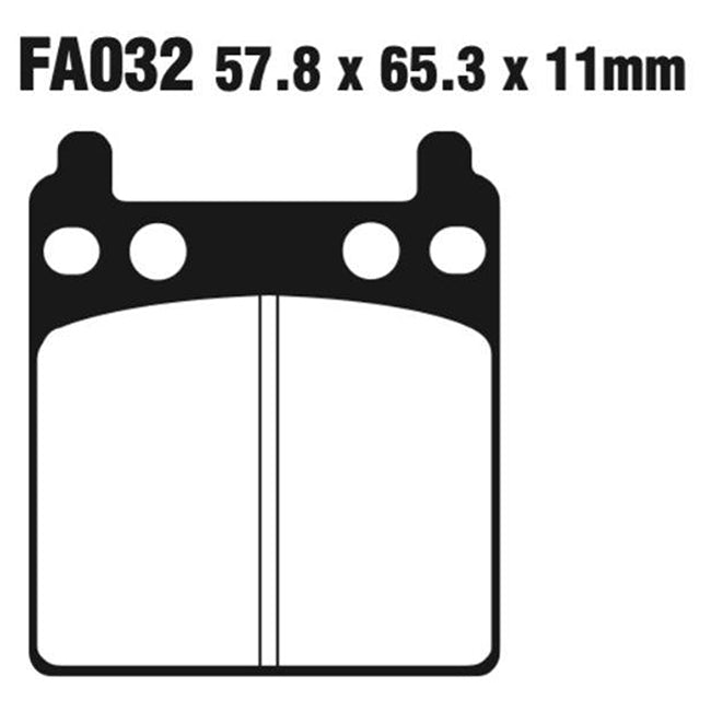 EBC Brakes Disc Pad Set – FA Series, FA Vee & FA R High-Performance Brake Pads
