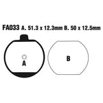 EBC Brakes Disc Pad Set – FA Series, FA Vee & FA R High-Performance Brake Pads