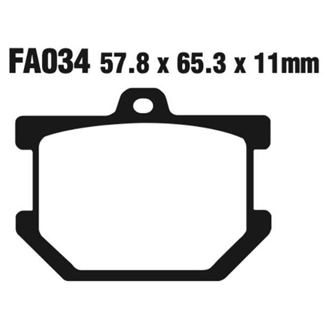 EBC Brakes Disc Pad Set – FA Series, FA Vee & FA R High-Performance Brake Pads