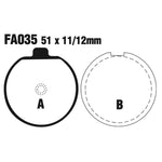 EBC Brakes Disc Pad Set – FA Series, FA Vee & FA R High-Performance Brake Pads