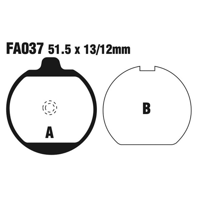 EBC Brakes Disc Pad Set – FA Series, FA Vee & FA R High-Performance Brake Pads