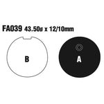 EBC Brakes Disc Pad Set – FA Series, FA Vee & FA R High-Performance Brake Pads