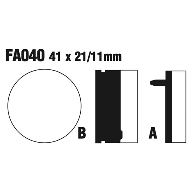 EBC Brakes Disc Pad Set – FA Series, FA Vee & FA R High-Performance Brake Pads