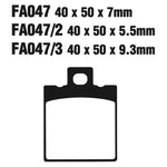 EBC Brakes Disc Pad Set – FA Series, FA Vee & FA R High-Performance Brake Pads