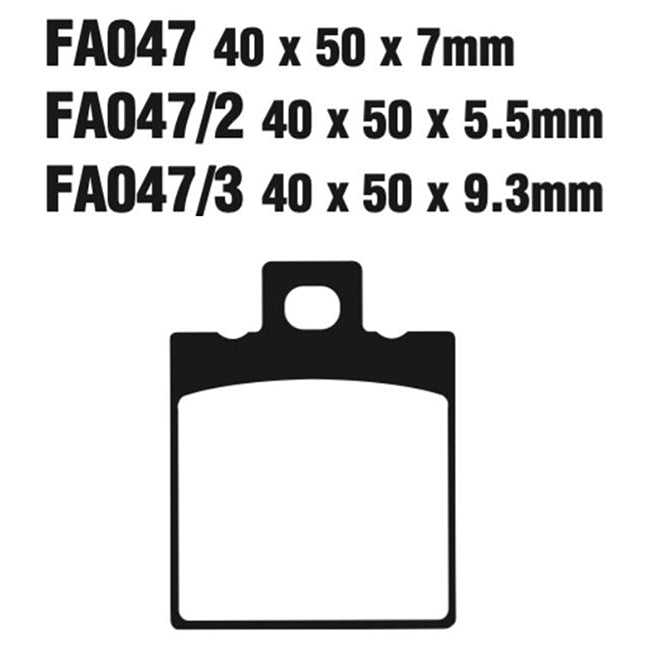 EBC Brakes Disc Pad Set – FA Series, FA Vee & FA R High-Performance Brake Pads