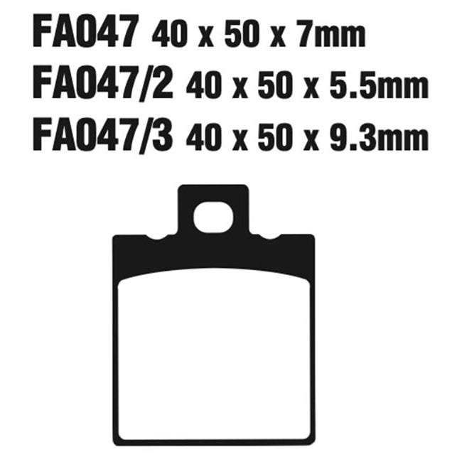 EBC Brakes Disc Pad Set - Double-H Sintered - Complete FA Series