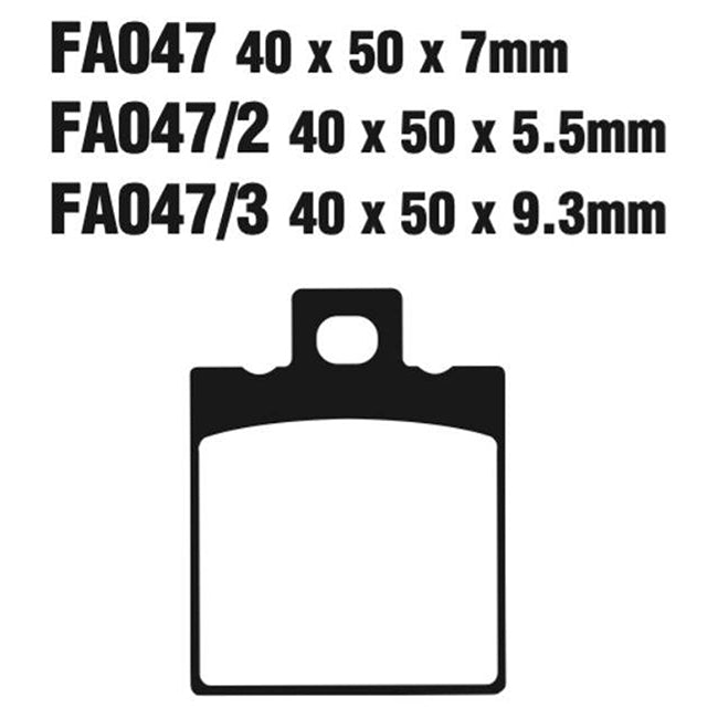 EBC Brakes Disc Pad Set - Carbon TT - Complete FA Series