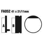EBC Brakes Disc Pad Set – FA Series, FA Vee & FA R High-Performance Brake Pads