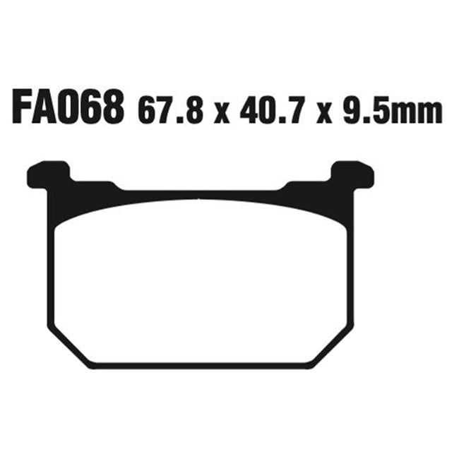EBC Brakes Disc Pad Set – FA Series, FA Vee & FA R High-Performance Brake Pads