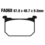 EBC Brakes Disc Pad Set - Double-H Sintered - Complete FA Series