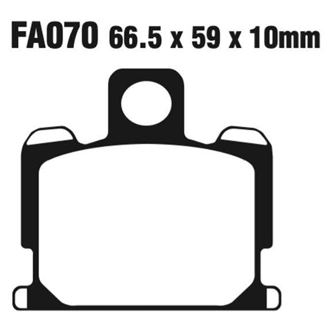 EBC Brakes Disc Pad Set – FA Series, FA Vee & FA R High-Performance Brake Pads