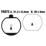 EBC Brakes Disc Pad Set – FA Series, FA Vee & FA R High-Performance Brake Pads