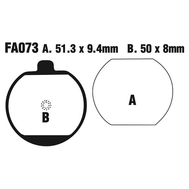 EBC Brakes Disc Pad Set – FA Series, FA Vee & FA R High-Performance Brake Pads