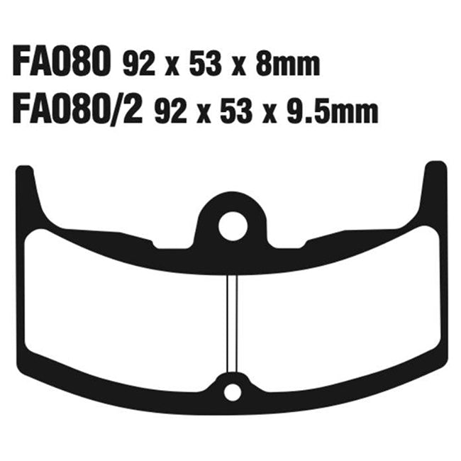 EBC Brakes Disc Pad Set – FA Series, FA Vee & FA R High-Performance Brake Pads