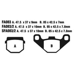 EBC Brakes Disc Pad Set – FA Series, FA Vee & FA R High-Performance Brake Pads