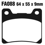 EBC Brakes Disc Pad Set - Double-H Sintered - Complete FA Series