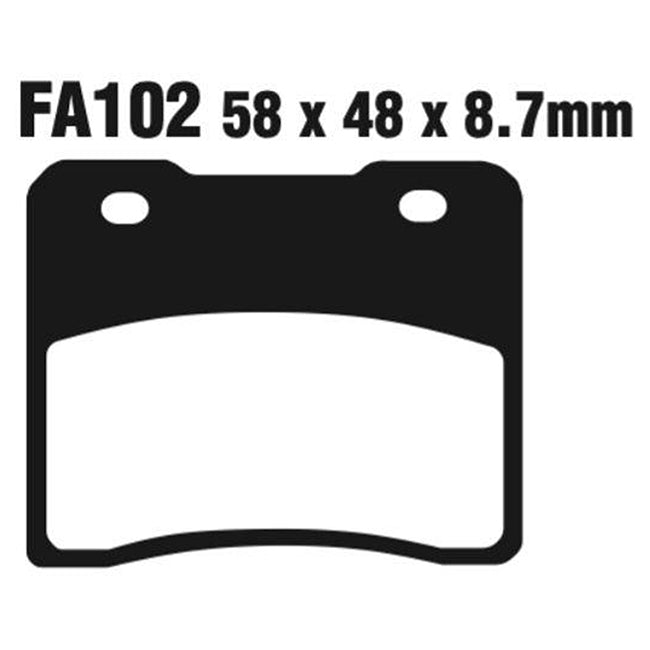 EBC Brakes Disc Pad Set – FA Series, FA Vee & FA R High-Performance Brake Pads