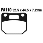 EBC Brakes FA Series Motorcycle Disc Pad Set