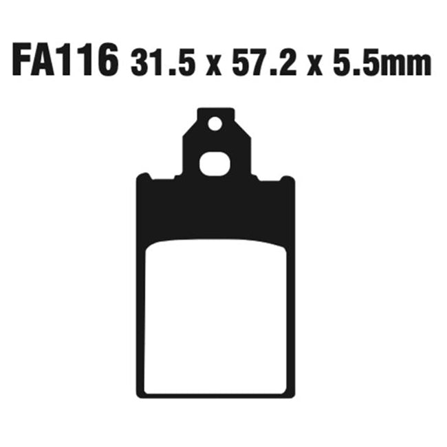 EBC Brakes FA Series Motorcycle Disc Pad Set