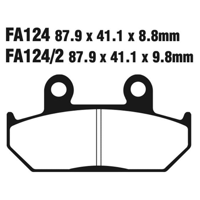 EBC Brakes FA Series Motorcycle Disc Pad Set