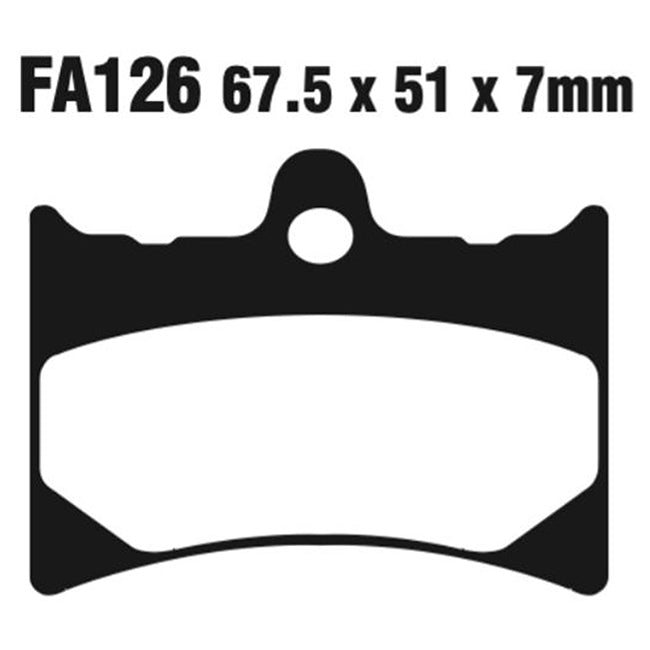 EBC Brakes FA Series Motorcycle Disc Pad Set