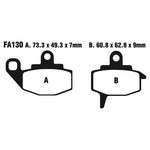 EBC Brakes FA Series Motorcycle Disc Pad Set