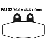 EBC Brakes FA Series Motorcycle Disc Pad Set